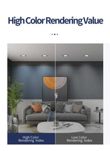 LED Smart Downlight Home Lighting Recessed 6 Pcs 20W 175V-250V Round Spotlight Smart Home Dimmable Indoor lights Fixture