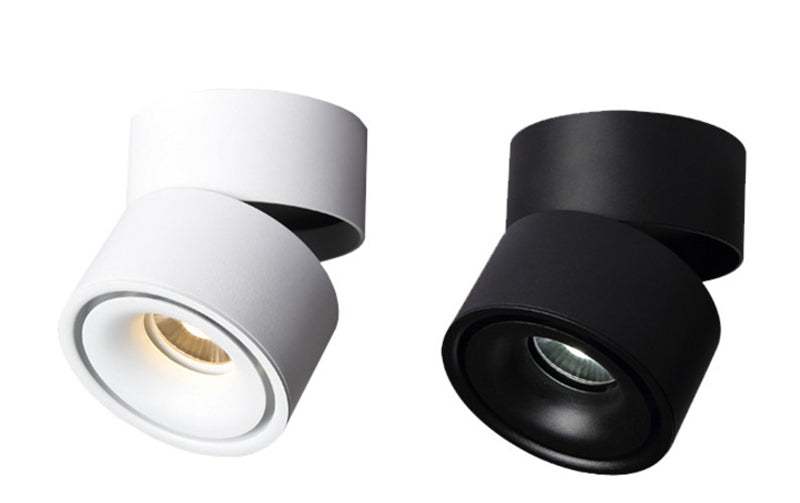 led downlight Surface mounted AC85-265V Adjustable 90 degrees 5W/7W/12W Spot light 360 Rotatable led lamp LED Ceiling Lamp