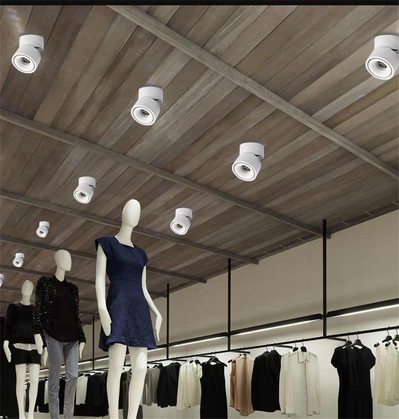 led downlight Surface mounted AC85-265V Adjustable 90 degrees 5W/7W/12W Spot light 360 Rotatable led lamp LED Ceiling Lamp