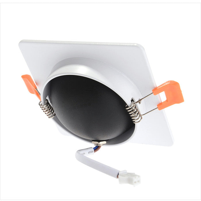Dimmable Embedded Square Double LED Downlight 10w 14w 20w 30w White Shell Cob Ceiling Warm White AC85-265V