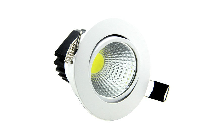 Dimmable LED COB Downlight AC110V 220V 3W/5W/7W/12W Recessed LED Spot Light lumination Indoor Decoration Ceiling Lamp