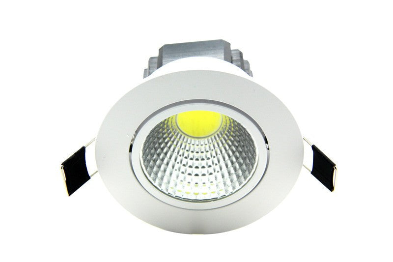 Dimmable LED COB Downlight AC110V 220V 3W/5W/7W/12W Recessed LED Spot Light lumination Indoor Decoration Ceiling Lamp