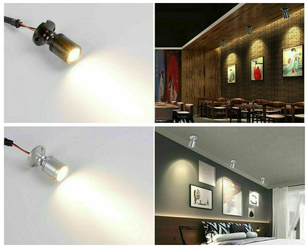 Led recessed cabinet mini spot light 110V 220v downlight 12v dc jewelry show Include 10PCS 3W Led Driver Ceiling light lamp