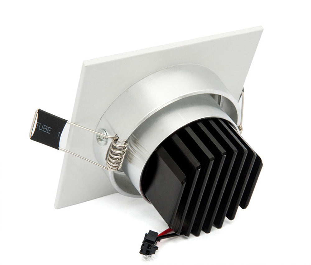 Square LED COB Downlight Recessed LED Dimmable 7W 9W 12W 15W LED Spot light decoration AC 110V 220V 85-265V Ceiling Lamp