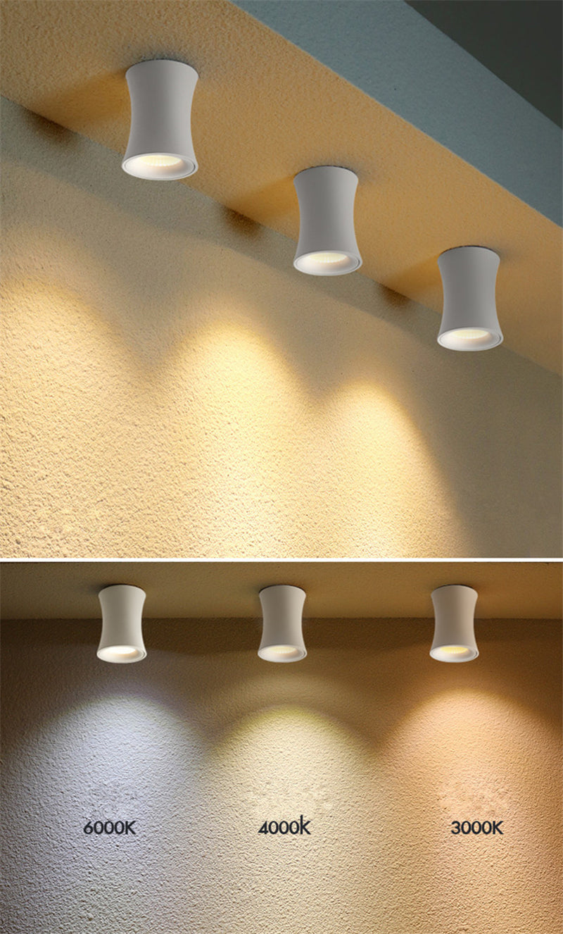 LED Downlight Surface Mounted Ceiling Lamps 5W 7W 12W 15W AC85-260V Spot light for Living Room bedroom Hallway Office Downlight