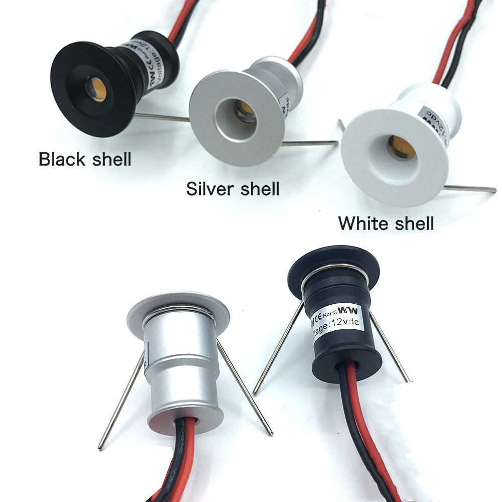 Mini LED Downlight 12V Dimmable Spotlight IP65 Staircase Cabinet Light 15mm Recessed Bedroom Spot Light Ceiling Downlight