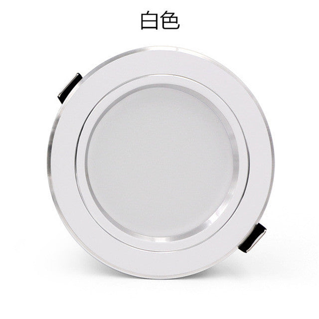 LED Downlight Ceiling 5W 9W 12W 15W 18W led Ceiling lamp Gold/Silver/White Body AC 220V 230V 240V led light