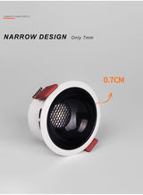 LED Smart Downlight Tuya APP Control Round Spotlight Smart Home WiFi Dimming Ceiling Indoor lights 7W/12W Zigbee Spot Lamp