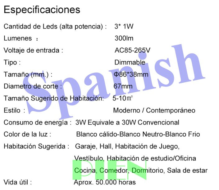 Dimmable 3W 5W 7W led downlight Aluminum for home Indoor IP44 110V 220V Recessed Ceiling Downlight Spot