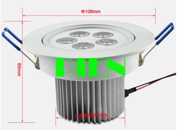 Dimmable 3W 5W 7W led downlight Aluminum for home Indoor IP44 110V 220V Recessed Ceiling Downlight Spot