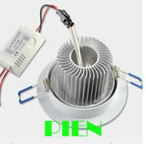 Dimmable 3W 5W 7W led downlight Aluminum for home Indoor IP44 110V 220V Recessed Ceiling Downlight Spot
