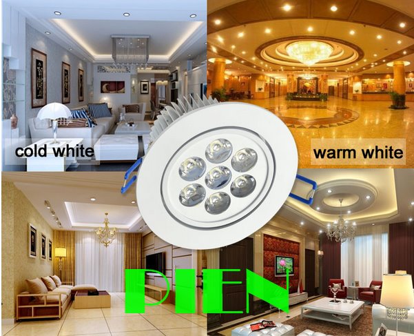 Dimmable 3W 5W 7W led downlight Aluminum for home Indoor IP44 110V 220V Recessed Ceiling Downlight Spot