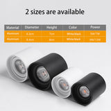 BRGT Led Spotlights Surface Mounted Downlight Living Room White Ceiling Focos Light Nordic Lighting For Kitchen Aisle AC85-265V warm light