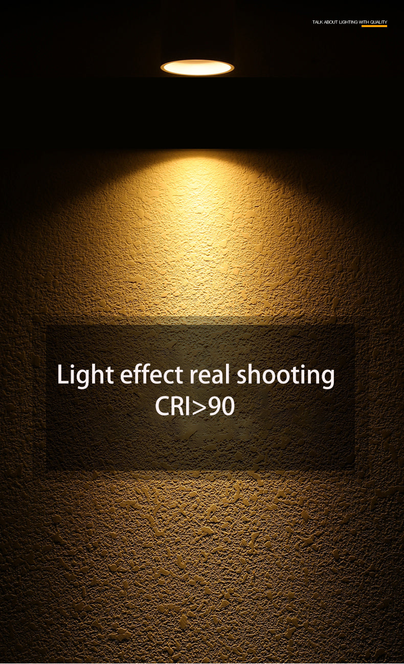 BRGT Led Spotlights Surface Mounted Downlight Living Room White Ceiling Focos Light Nordic Lighting For Kitchen Aisle AC85-265V warm light