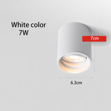 BRGT Led Spotlights Surface Mounted Downlight Living Room White Ceiling Focos Light Nordic Lighting For Kitchen Aisle AC85-265V warm light