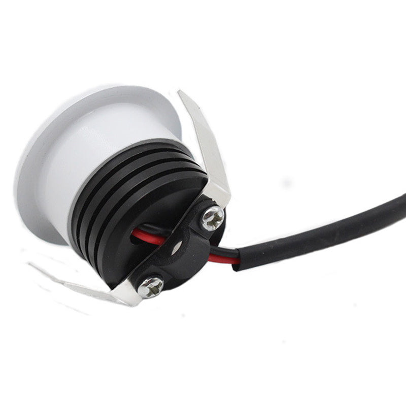 Mini LED Downlight COB 3W Cut Hole 30mm Black White Silver Body AC12V 110V 220V Dust-proof Anti-fog LED Spot Downlights