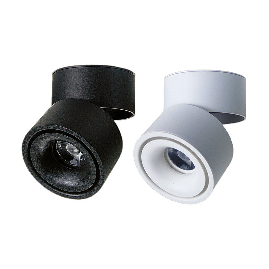 Surface Mounted LED Spot Light 360° Adjustable Ceiling Downlight Kitchen Living Room 10W 12W Shop Cabinet Light Wall Light