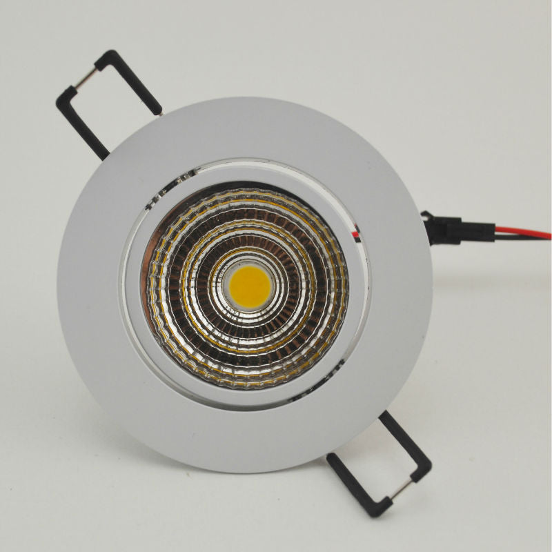 Newest LED Recessed Downlight 5W 7W 10W COB Chip LED Ceiling light Spot Light Lamp Cold White/Warm white