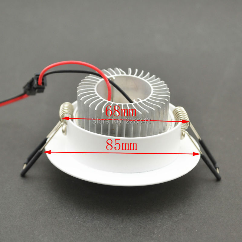Newest LED Recessed Downlight 5W 7W 10W COB Chip LED Ceiling light Spot Light Lamp Cold White/Warm white