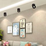 Surface Mounted LED Spot Light 360° Adjustable Ceiling Downlight Kitchen Living Room 10W 12W Shop Cabinet Light Wall Light