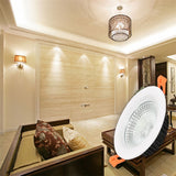 LED dimmable downlight 5w 7w 12w 18w 24w anti-fog and anti-glare COB spotlight AC110V/220V embedded ceiling light