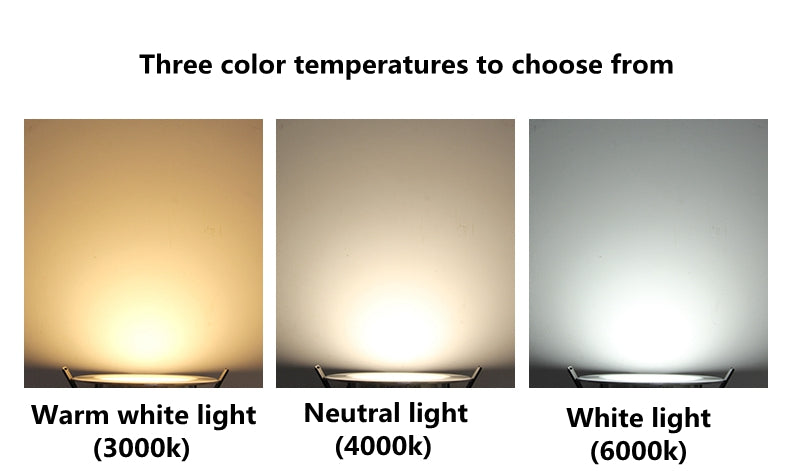 LED dimmable downlight 5w 7w 12w 18w 24w anti-fog and anti-glare COB spotlight AC110V/220V embedded ceiling light