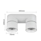 LED spot lights Surface Mount Ceiling Lamp 20W Living Room Simple Nordic Adjustable And Rotate COB Downlight