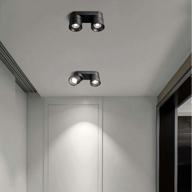 LED spot lights Surface Mount Ceiling Lamp 20W Living Room Simple Nordic Adjustable And Rotate COB Downlight