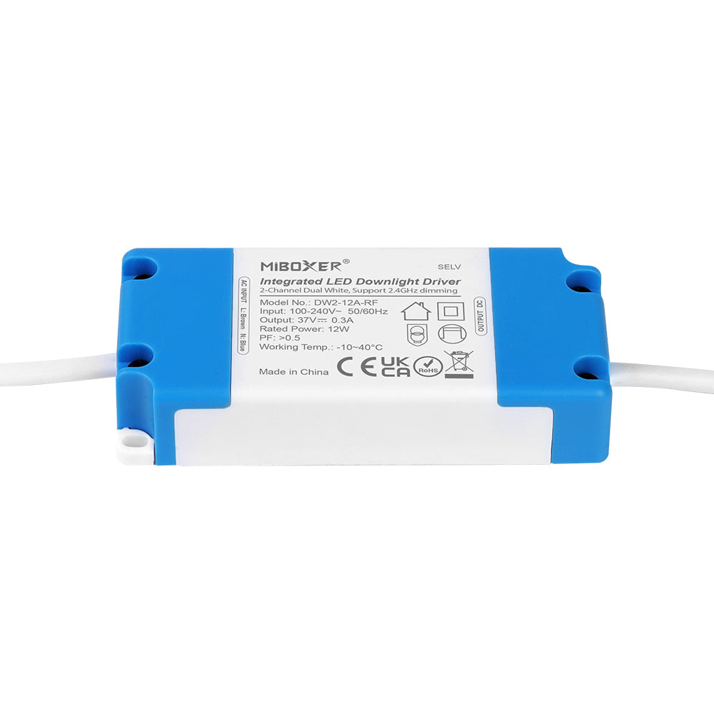 Miboxer 6W 12W Dual White LED Downlight Zigbee 3.0 DW2-06A-ZB DW2-12A-ZB Smart CCT Dimmable Lamp APP/Voice Control AC 100-240V