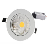 Super Bright Dimmable Led downlight COB 10PCS Spot Light 3w 5w 7w 12w recessed led Spotlights Bulbs Indoor Lighting