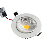 Super Bright Dimmable Led downlight COB 10PCS Spot Light 3w 5w 7w 12w recessed led Spotlights Bulbs Indoor Lighting