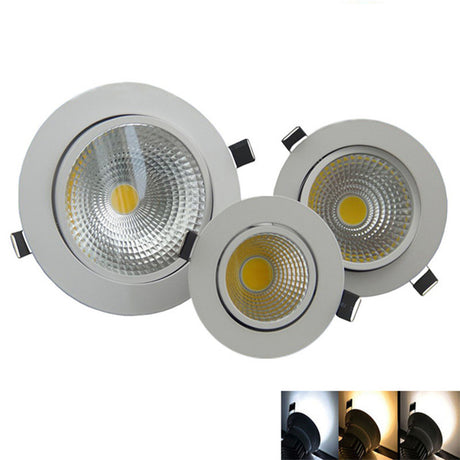 Super Bright Dimmable Led downlight COB Spot Light 5W 7W 9W 12W recessed 10X led spot Lights Bulbs Indoor Lighting