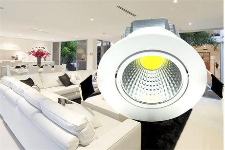 Super Bright Dimmable Led downlight COB Spot Light 5W 7W 9W 12W recessed 10X led spot Lights Bulbs Indoor Lighting