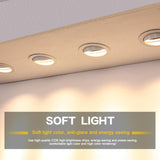 ZigBee Tuya Dual Color Temperature Smart Spotlight 12W LED Ceiling Downlight Light APP Remote Control Bedroom Indoor Lighting