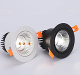 LED Dimmable Downlight COB 3W 5W 7w 9w 12W 15W 18W  Spot light decoration Ceiling Lamp AC 110V 220V