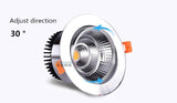 LED Dimmable Downlight COB 3W 5W 7w 9w 12W 15W 18W  Spot light decoration Ceiling Lamp AC 110V 220V