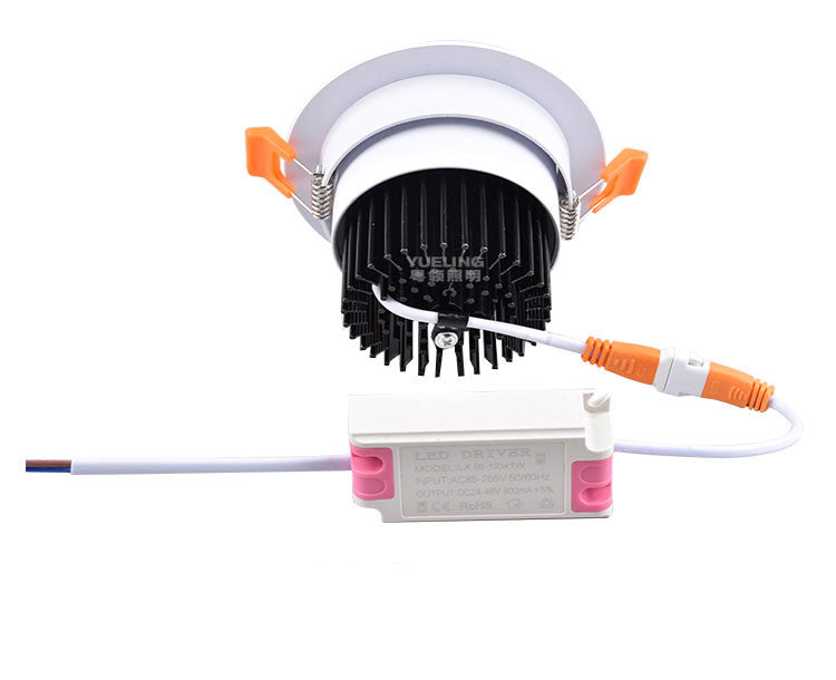 White Round Dimmable Led Downlight Light COB Ceiling Spot Light 3w 5w 7w 9w 12w 15W 20w Ceiling Recessed Lights Indoor Lighting