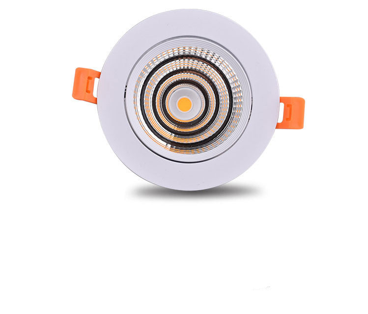 White Round Dimmable Led Downlight Light COB Ceiling Spot Light 3w 5w 7w 9w 12w 15W 20w Ceiling Recessed Lights Indoor Lighting