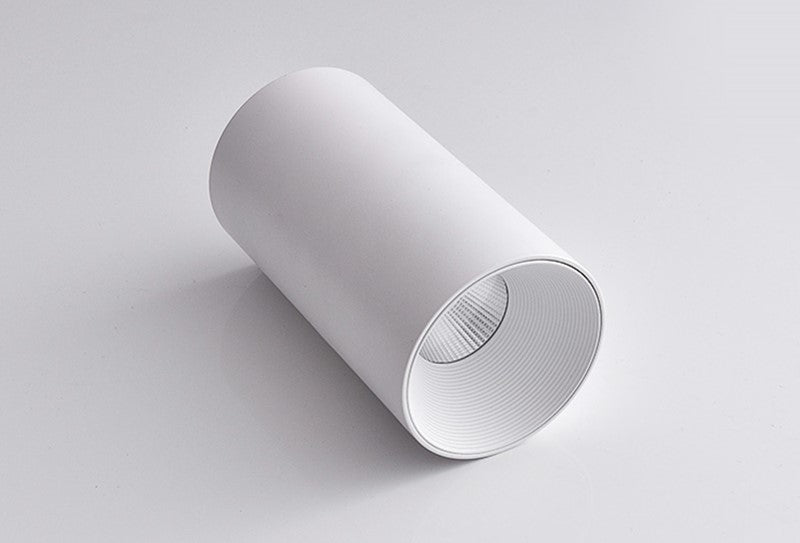 Surface Mounted LED COB Downlight Cylindrical Reflector 7W 10W 12W AC85-265V LED Ceiling Light Lamp LED Spotlight Black White