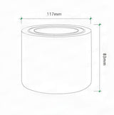 Surface mounted 9W LED downlights living room Recessed balcony aisle lights TV backdrop lights AC110V-230V