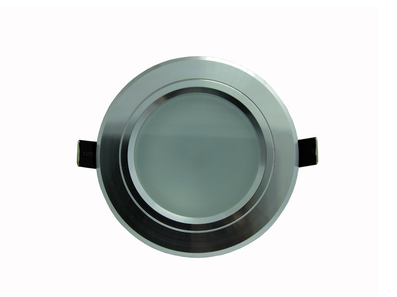 New LED Frosted Downlight Polished Silver Recessed 10pcs/lot 7w Ceiling Lamp 85-265V downlights living room