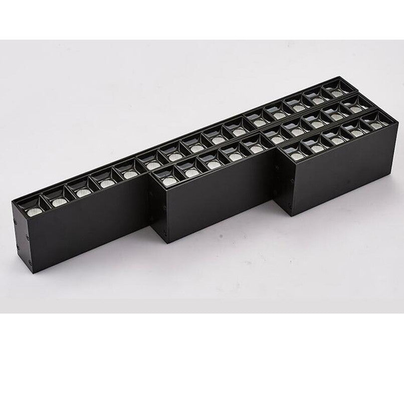 ONDENN 10W 20W 30W LED Spotlight AC85-265V LED Linear Downlight 5x2W 10x2W 15x2W LED Recessed Ceiling Lamps Line Spot Light