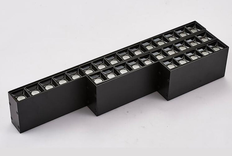 ONDENN 10W 20W 30W LED Spotlight AC85-265V LED Linear Downlight 5x2W 10x2W 15x2W LED Recessed Ceiling Lamps Line Spot Light