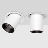 Nordic Foldable LED Ceiling Recessed Light 9W 12W LED Spot Lights Living room TV background wall Aisle Ceiling COB Downlight