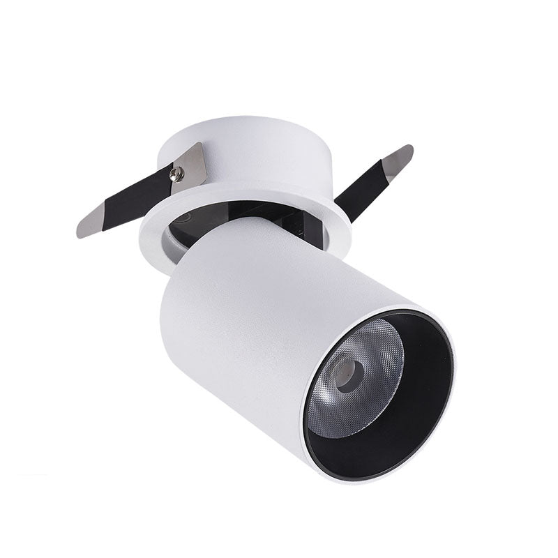 Nordic Foldable LED Ceiling Recessed Light 9W 12W LED Spot Lights Living room TV background wall Aisle Ceiling COB Downlight