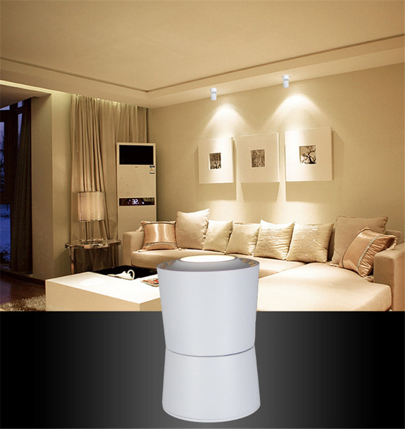 Surface mounted Folding COB LED Downlighters 3W 5w 7w 12w 15w LED Ceiling Lamps Spot Light 360 degree Rotation LED Downlight