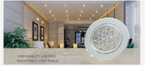 Dimmable led Ceiling lightt 9W 12W 15W 21W Recessed lighting lamp AC85-265V led cabinet bulb LED Ceiling light