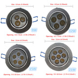 Dimmable led Ceiling lightt 9W 12W 15W 21W Recessed lighting lamp AC85-265V led cabinet bulb LED Ceiling light