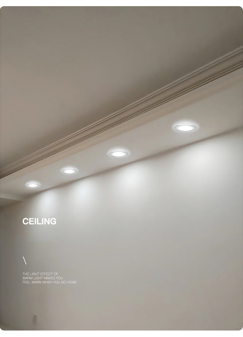 LED Panel light Round 5W 7W 10W 3 Model LED Lamp Double Color Downlight RGB &amp;amp; white/warm Ceiling Recessed with Remote Control