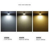 Opbouw LED Downlight Anti-dazzle Spotlight Household Adjustable Angle Folding Commercial Study Bedroom Ceiling Lamp Spotlight